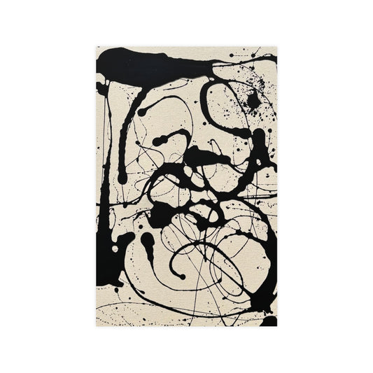 Abstract Ink Splash Matte Poster — (Vertical/Horizontal)