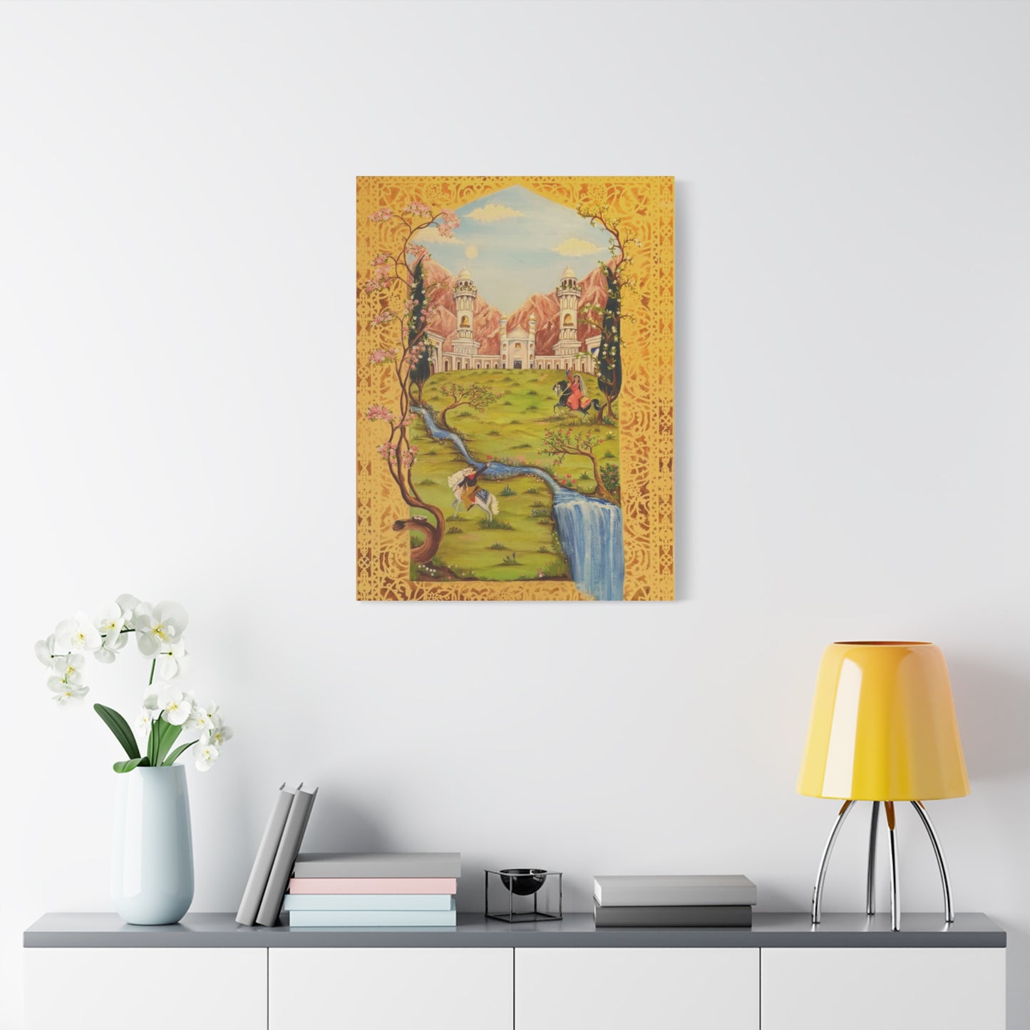 Original Princess meets Cowboy Painting