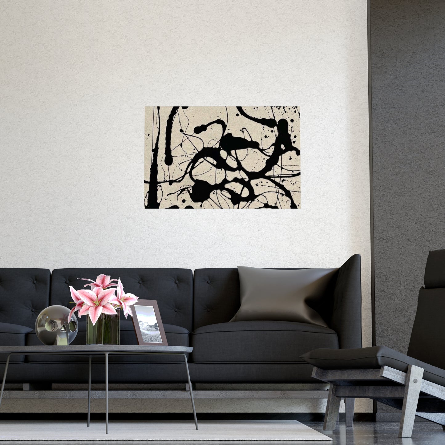 Abstract Ink Splash Matte Poster — (Vertical/Horizontal)