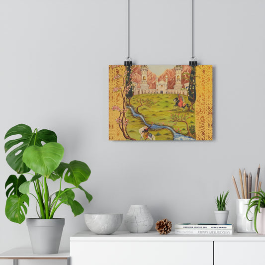 Princess meets Cowboy Fairytail Giclée Art Print