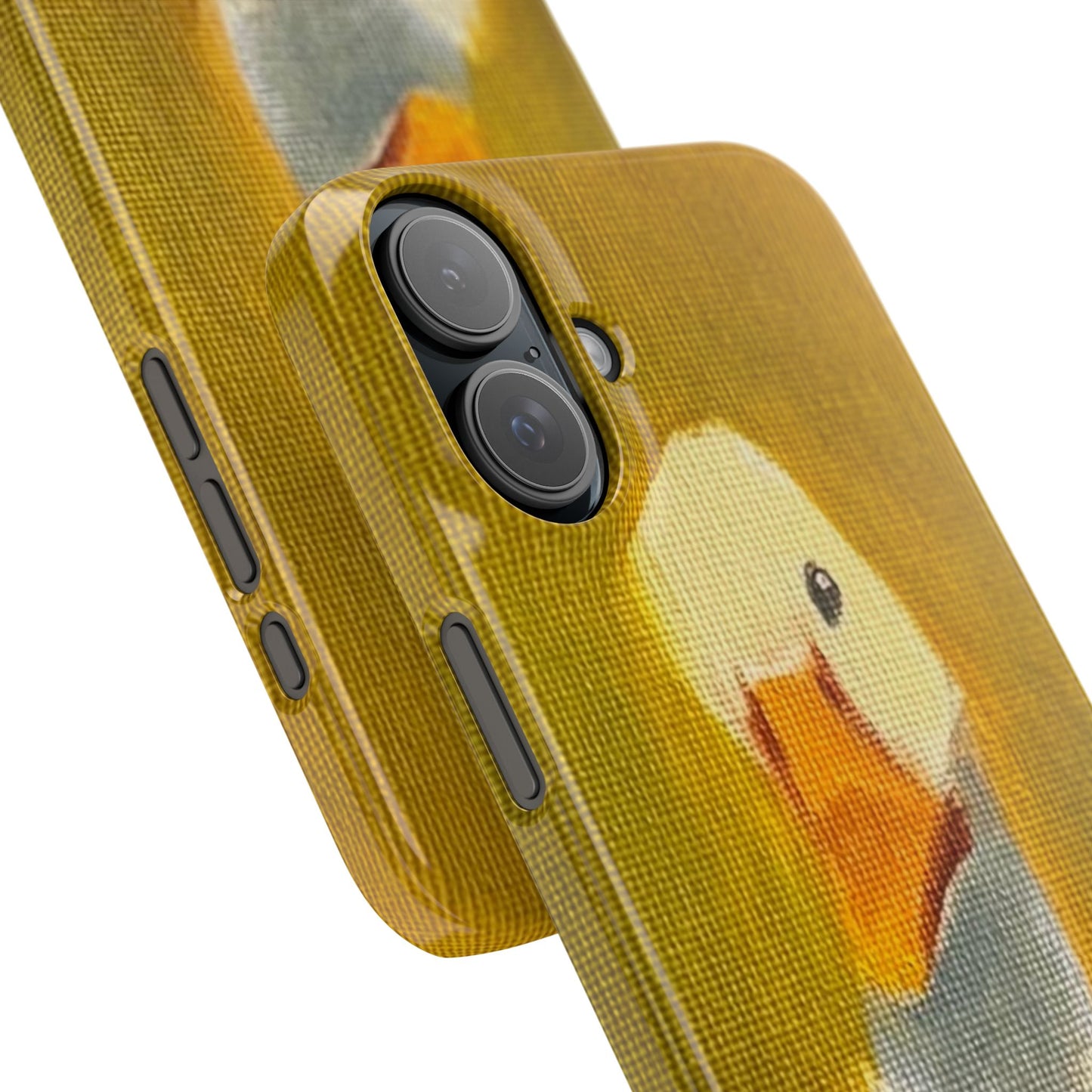 Cute Duck Illustration Slim Phone Case — Whimsical Farm Animal iPhone Cover