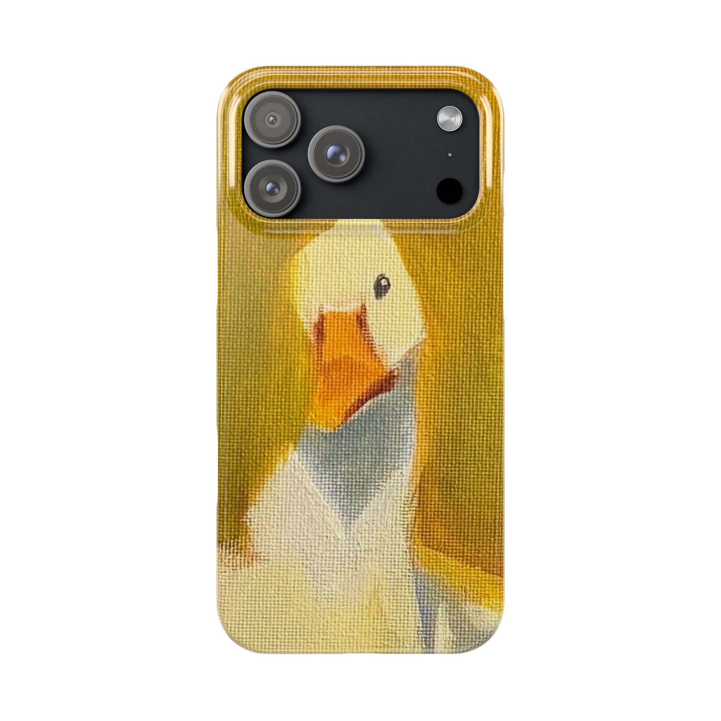 Cute Duck Illustration Slim Phone Case — Whimsical Farm Animal iPhone Cover