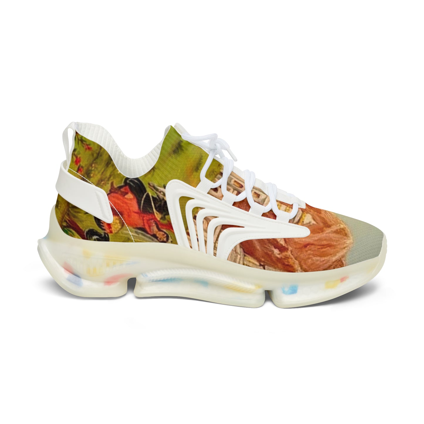 Persian Garden Women's Mesh Sneakers — Lightweight Breathable Athletic Shoes