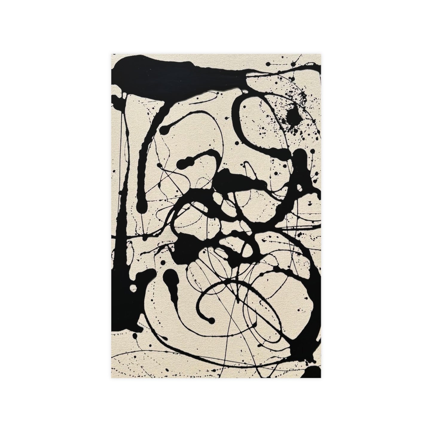 Abstract Ink Splash Matte Poster — (Vertical/Horizontal)