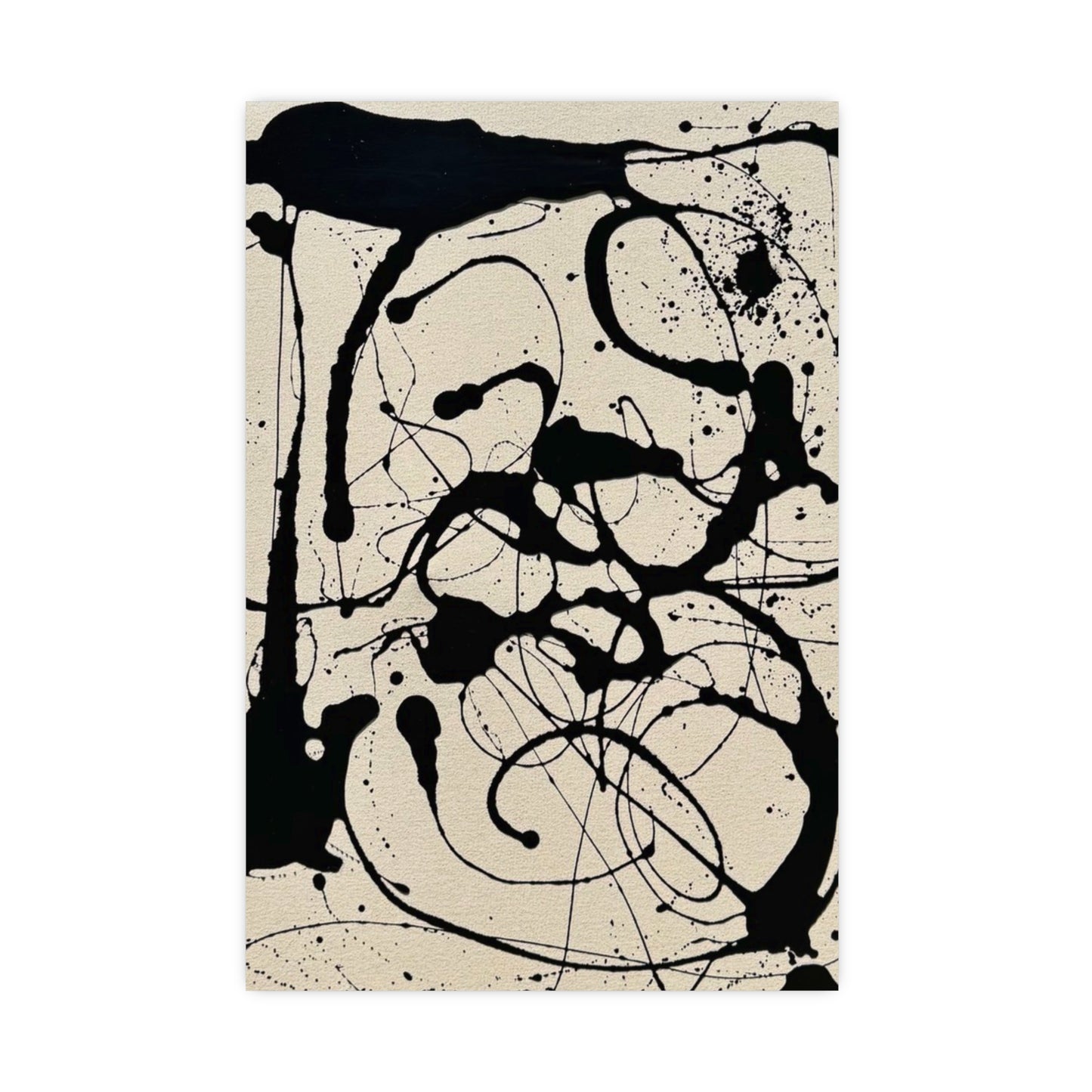 Abstract Ink Splash Matte Poster — (Vertical/Horizontal)