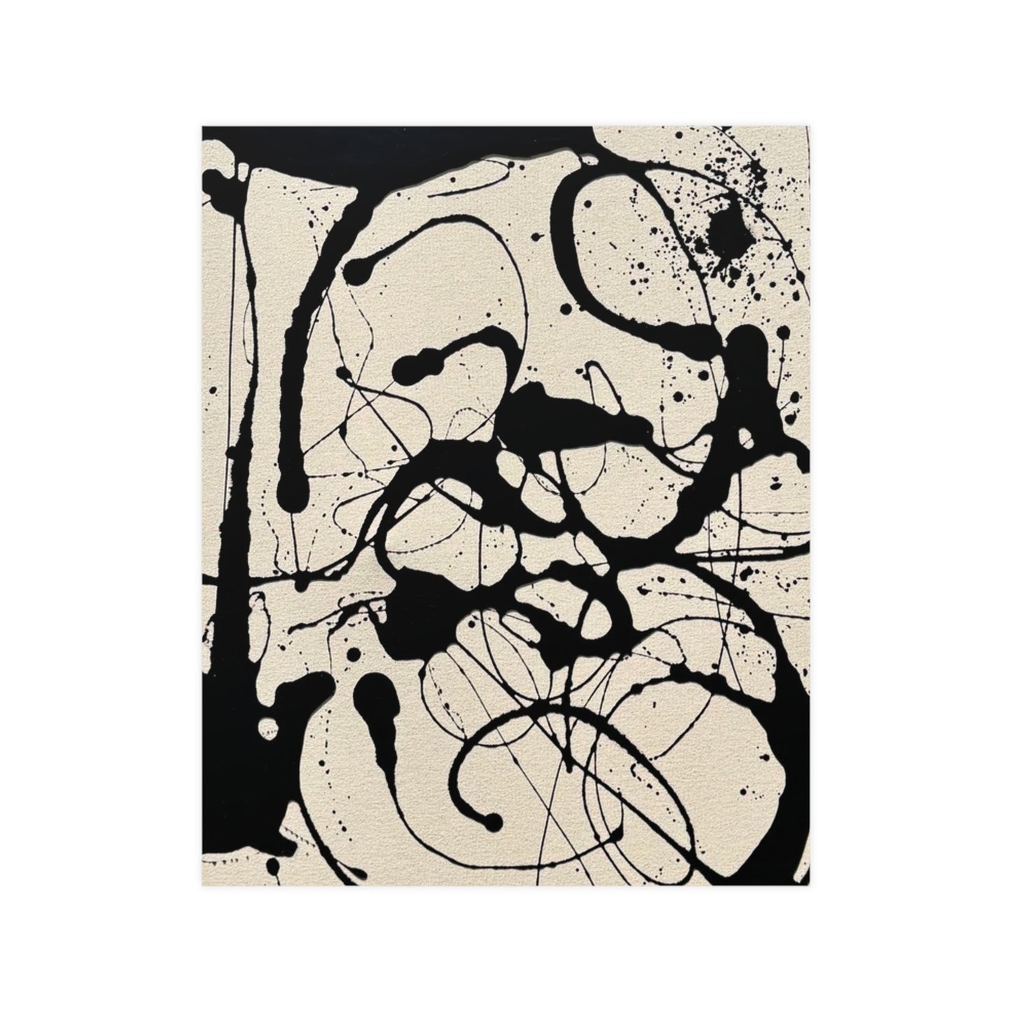 Abstract Ink Splash Matte Poster — (Vertical/Horizontal)