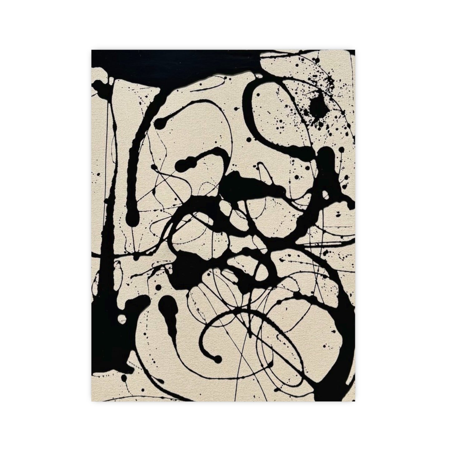 Abstract Ink Splash Matte Poster — (Vertical/Horizontal)