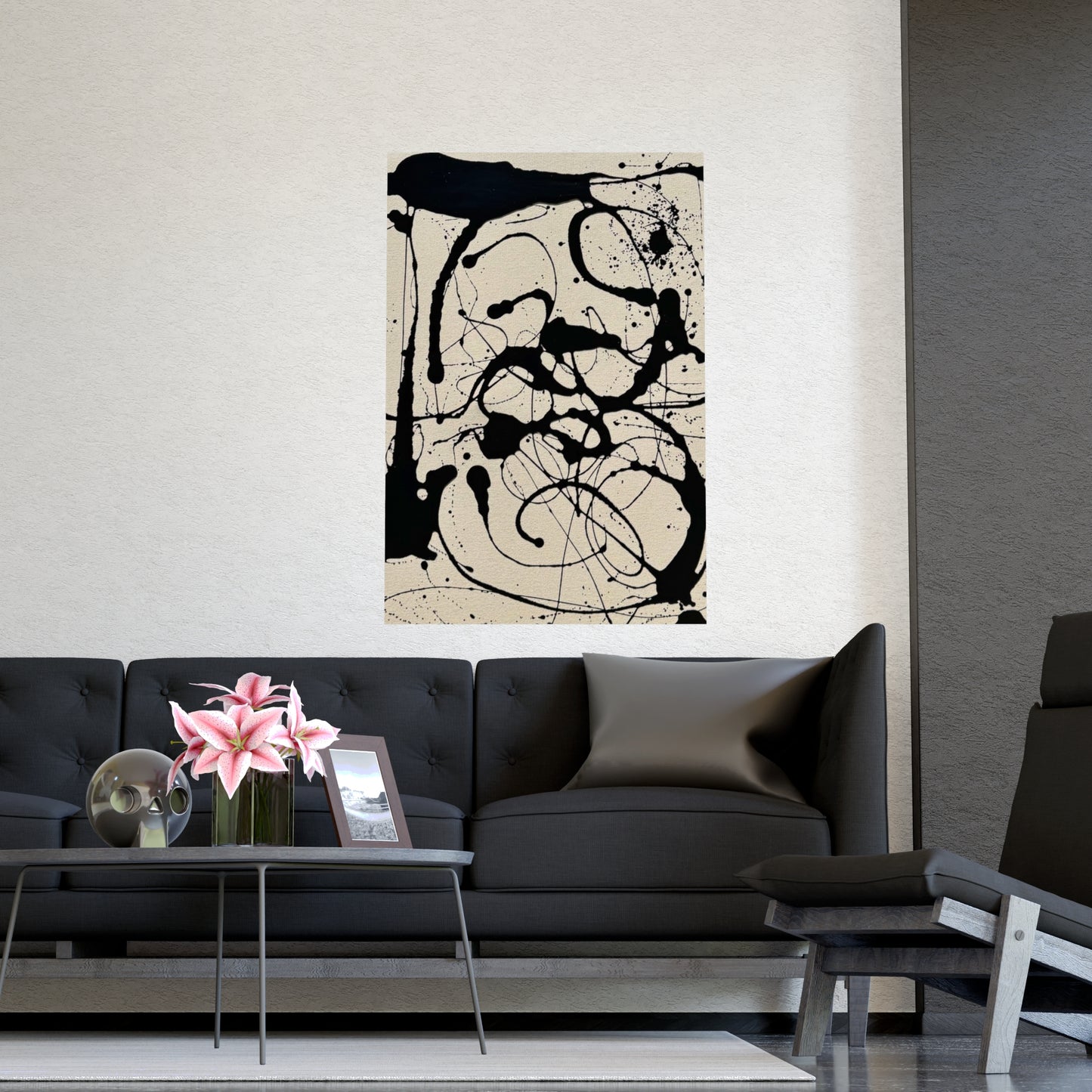Abstract Ink Splash Matte Poster — (Vertical/Horizontal)