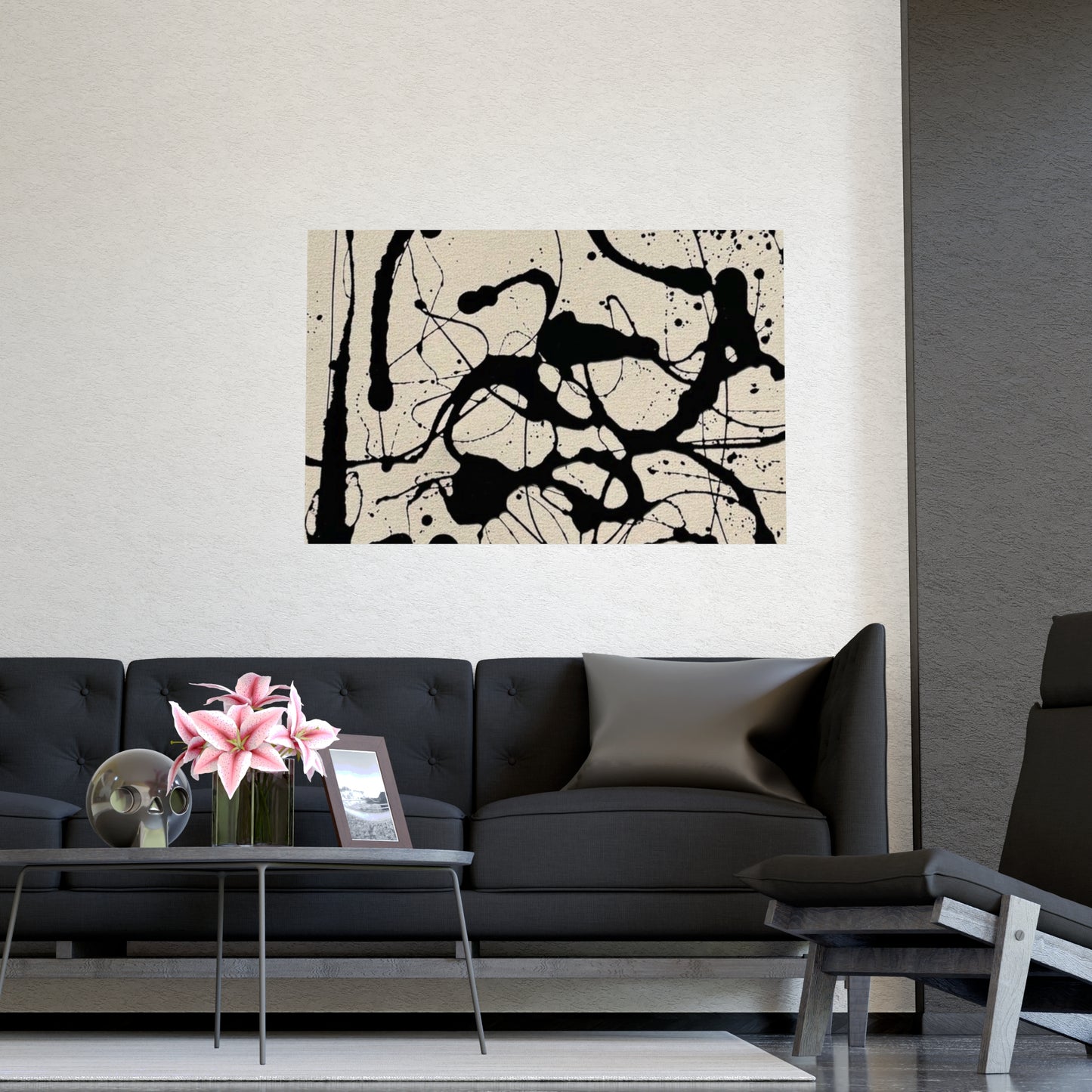 Abstract Ink Splash Matte Poster — (Vertical/Horizontal)