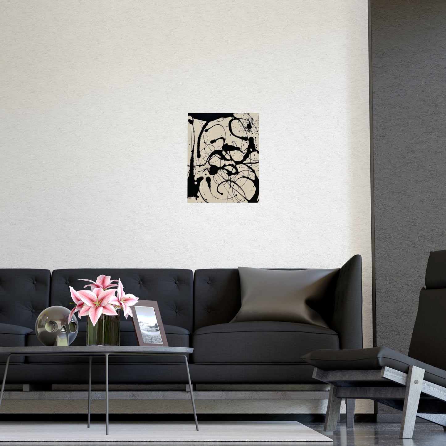 Abstract Ink Splash Matte Poster — (Vertical/Horizontal)