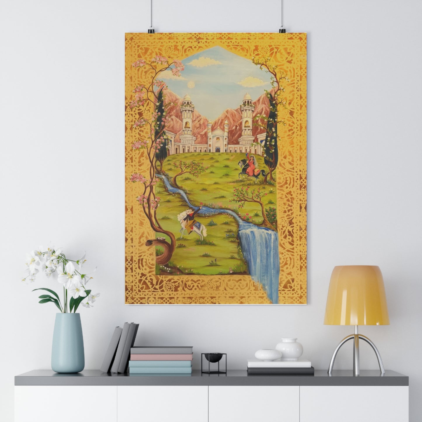 Princess meets Cowboy Fairytail Giclée Art Print