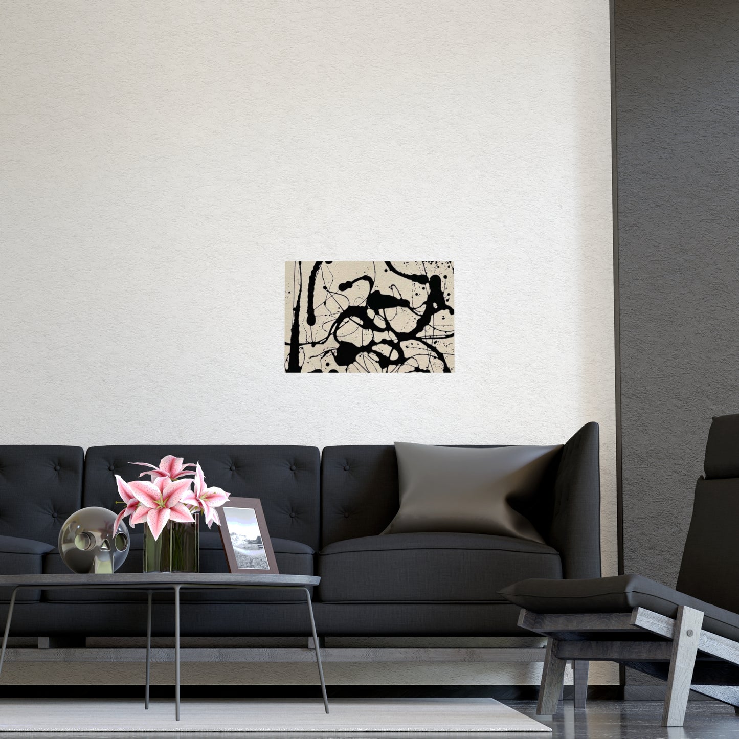 Abstract Ink Splash Matte Poster — (Vertical/Horizontal)