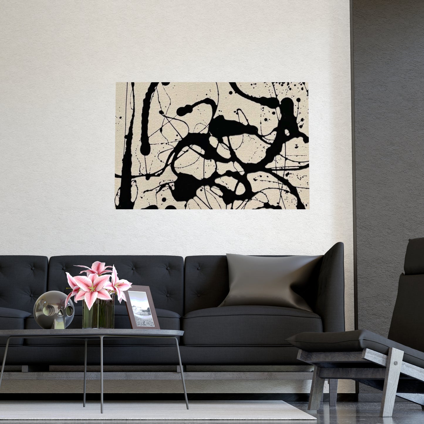 Abstract Ink Splash Matte Poster — (Vertical/Horizontal)