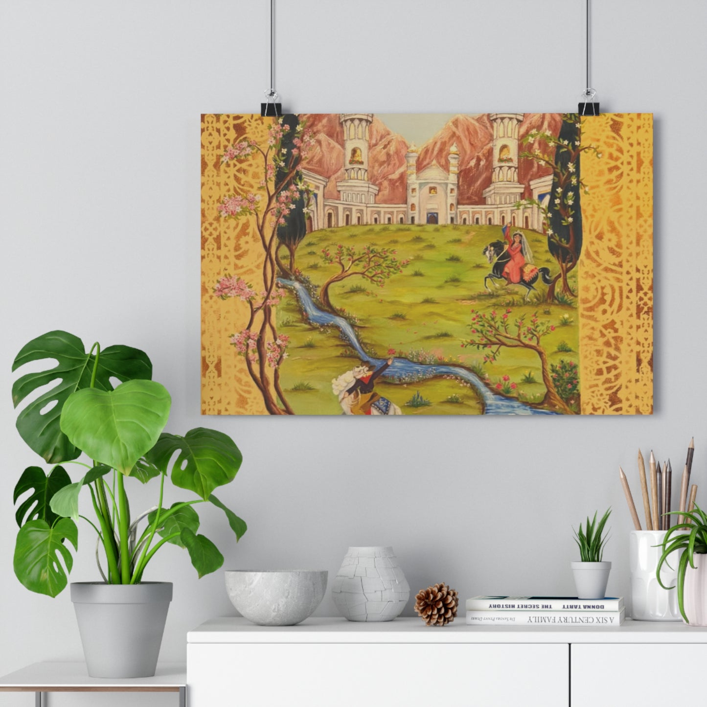 Princess meets Cowboy Fairytail Giclée Art Print