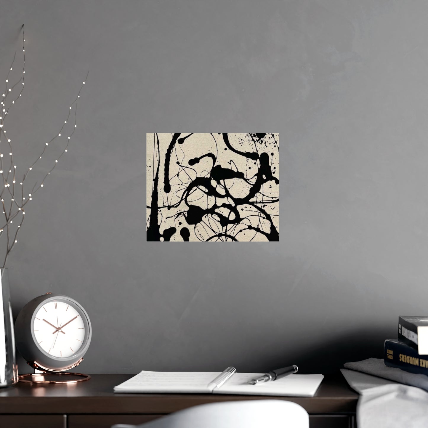 Abstract Ink Splash Matte Poster — (Vertical/Horizontal)