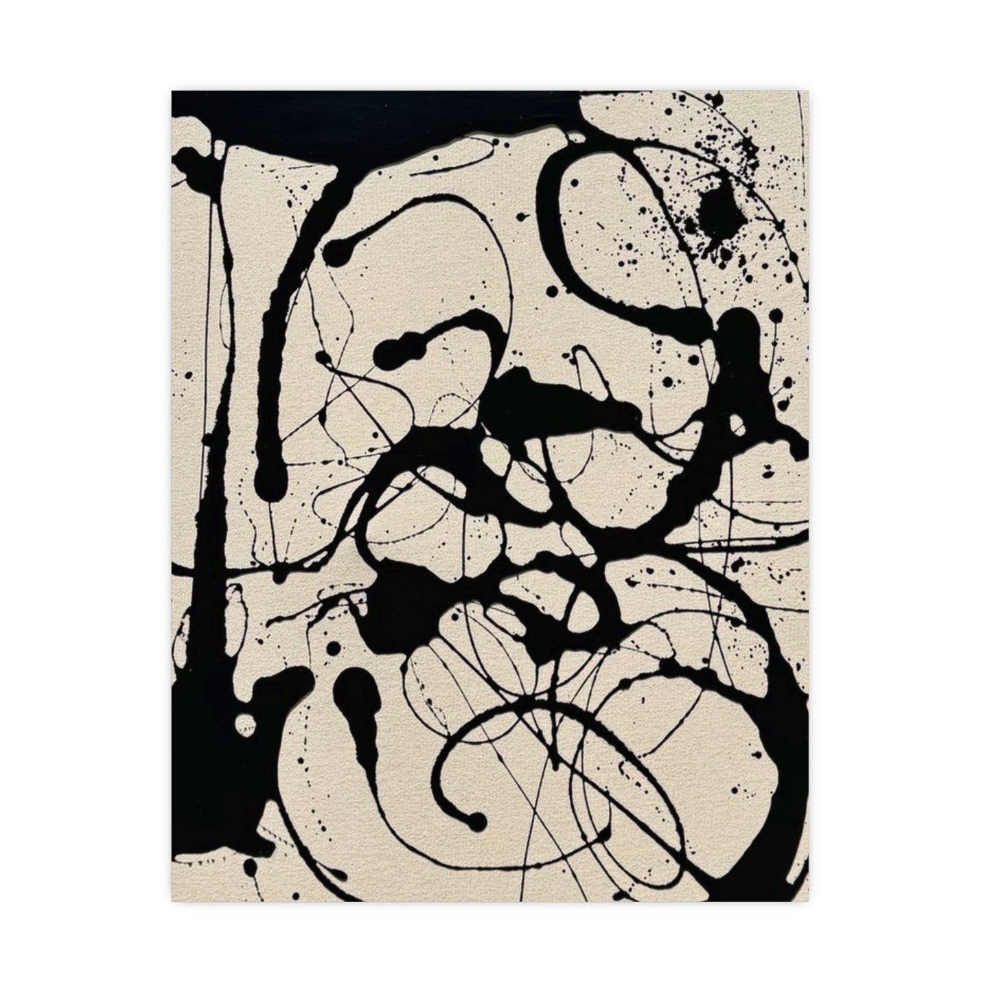 Abstract Ink Splash Matte Poster — (Vertical/Horizontal)
