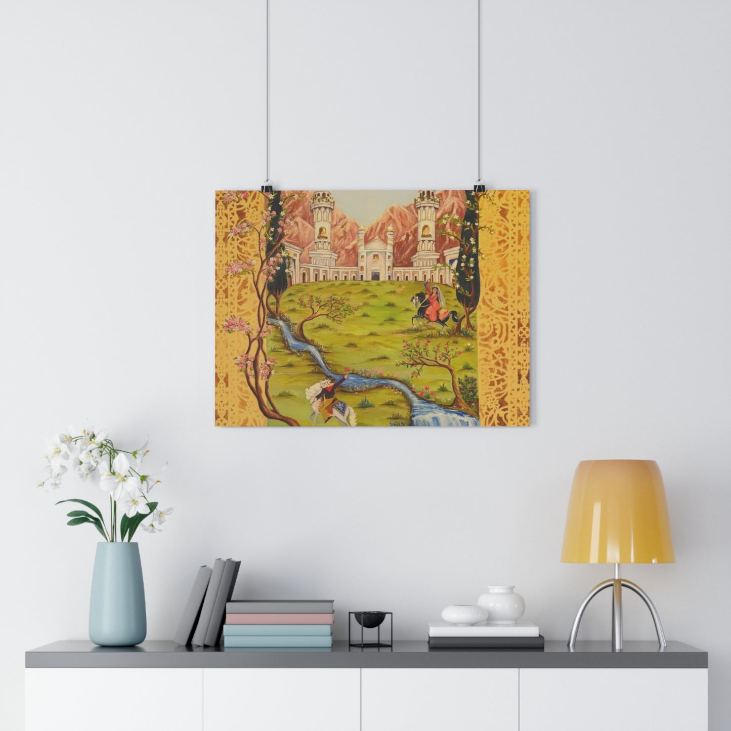 Princess meets Cowboy Fairytail Giclée Art Print