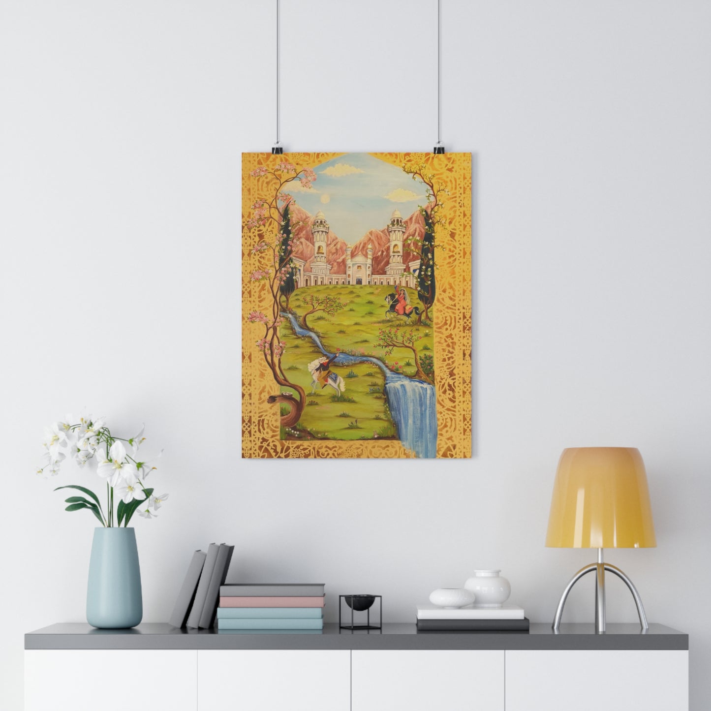 Princess meets Cowboy Fairytail Giclée Art Print