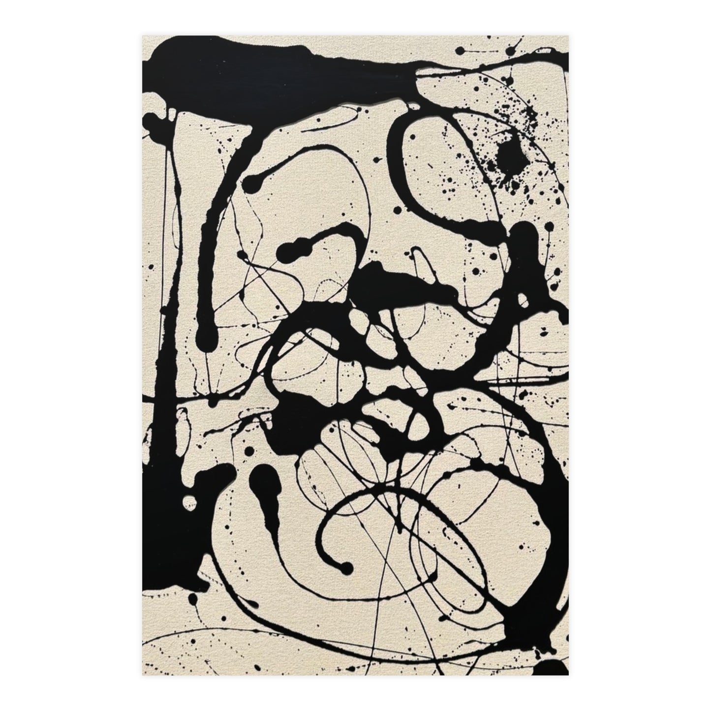 Abstract Ink Splash Matte Poster — (Vertical/Horizontal)
