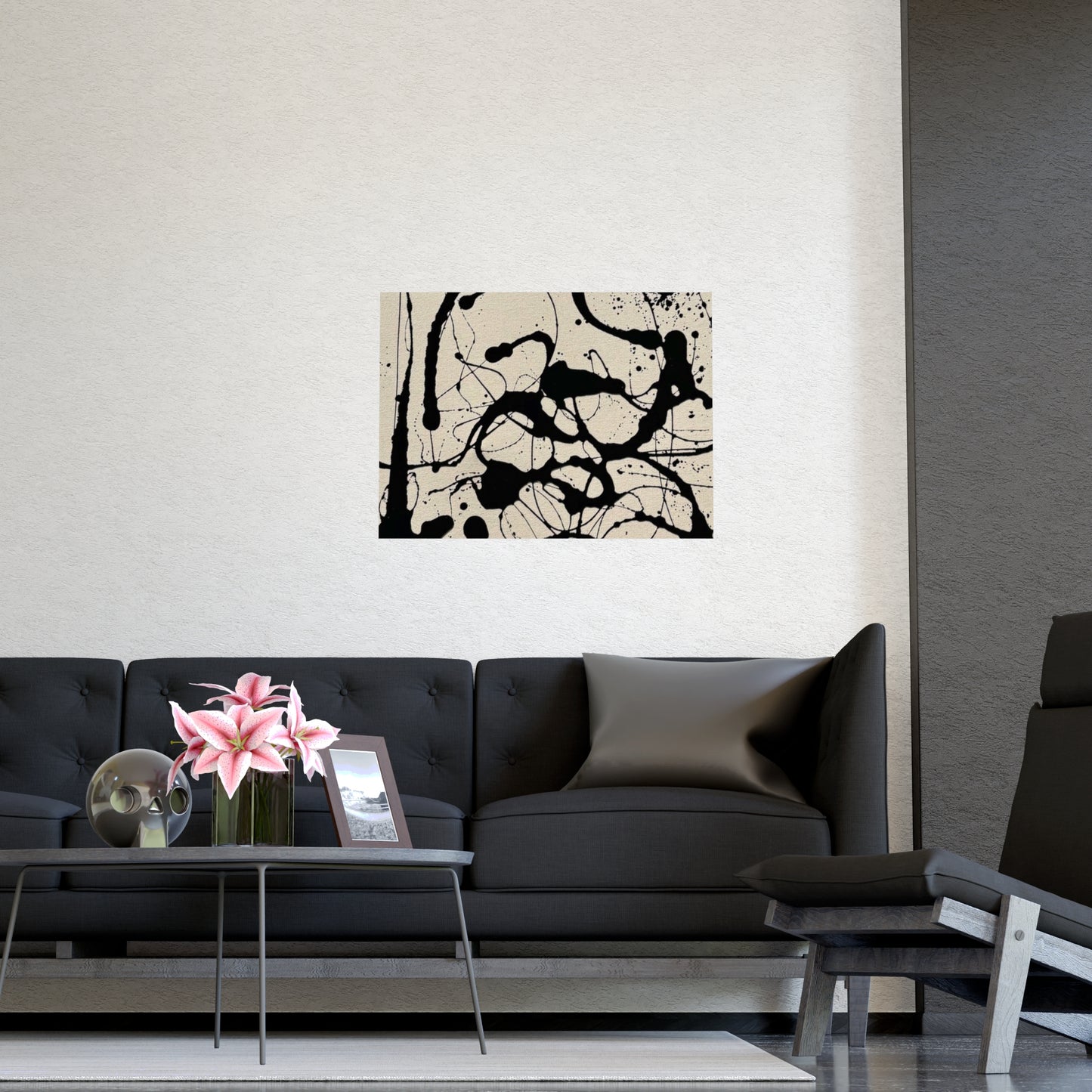 Abstract Ink Splash Matte Poster — (Vertical/Horizontal)