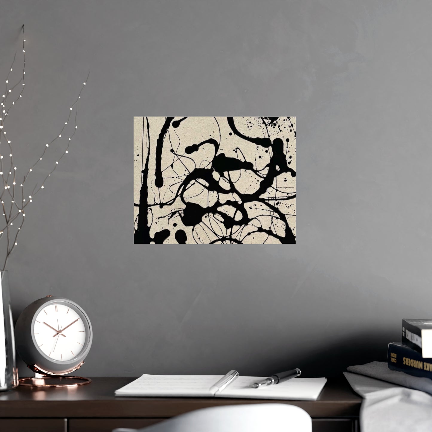 Abstract Ink Splash Matte Poster — (Vertical/Horizontal)