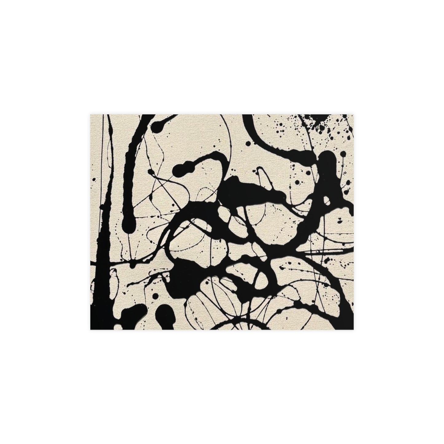 Abstract Ink Splash Matte Poster — (Vertical/Horizontal)