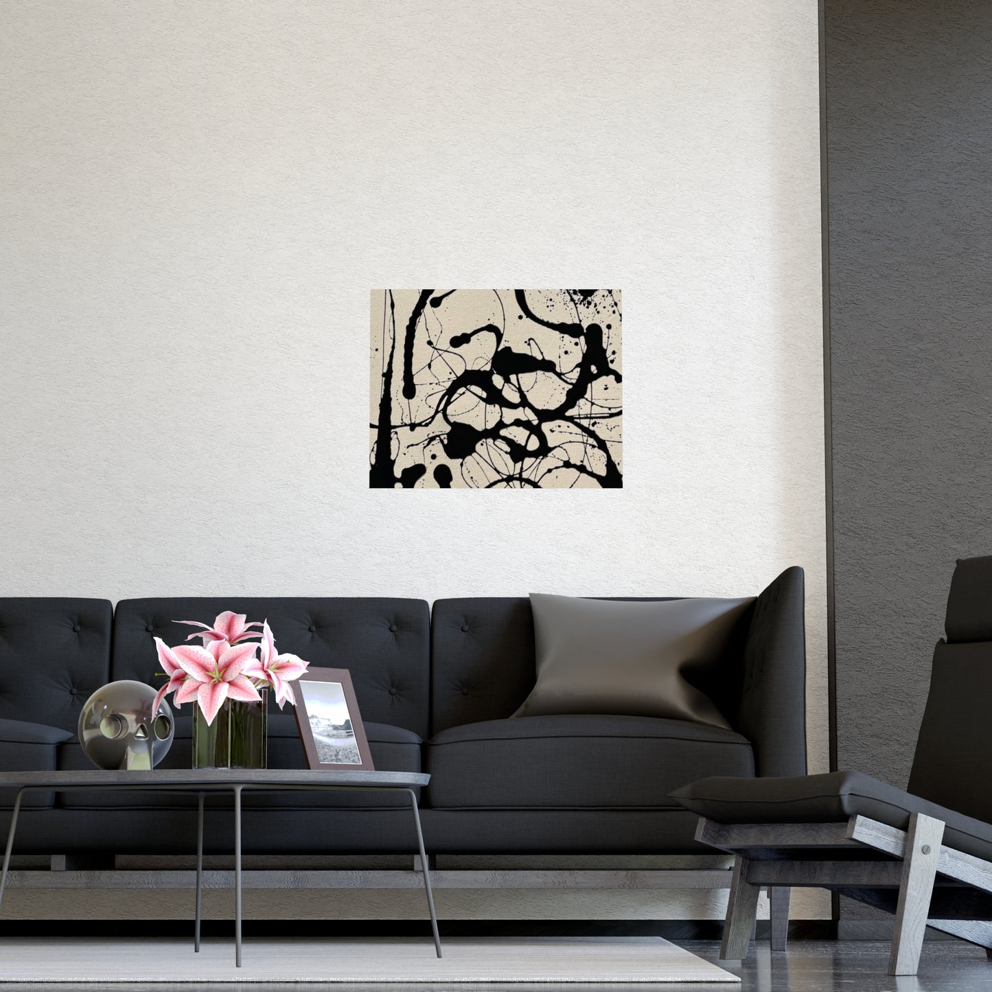 Abstract Ink Splash Matte Poster — (Vertical/Horizontal)