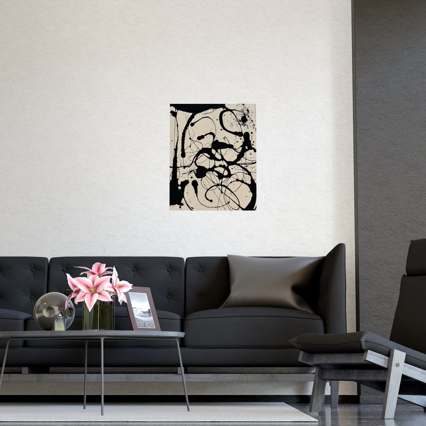 Abstract Ink Splash Matte Poster — (Vertical/Horizontal)