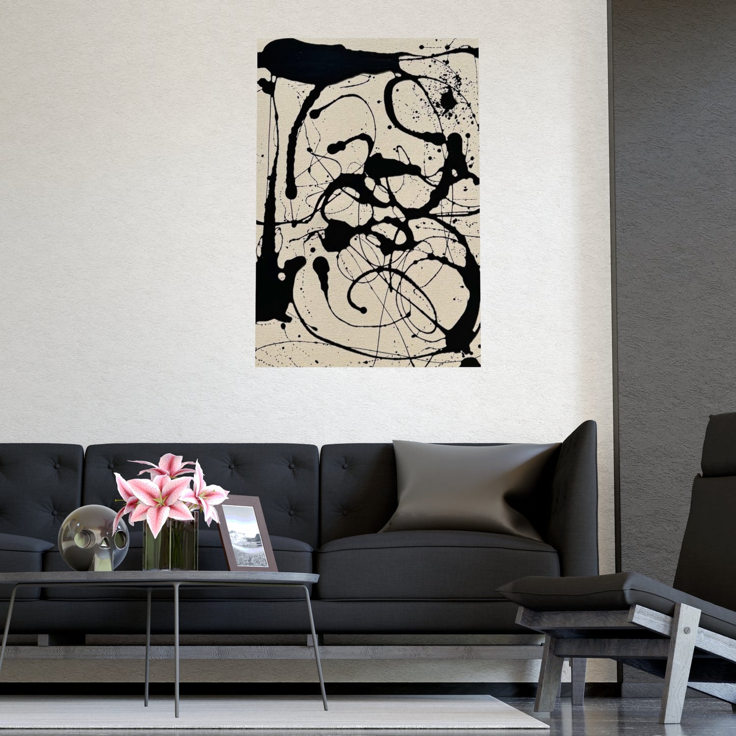 Abstract Ink Splash Matte Poster — (Vertical/Horizontal)