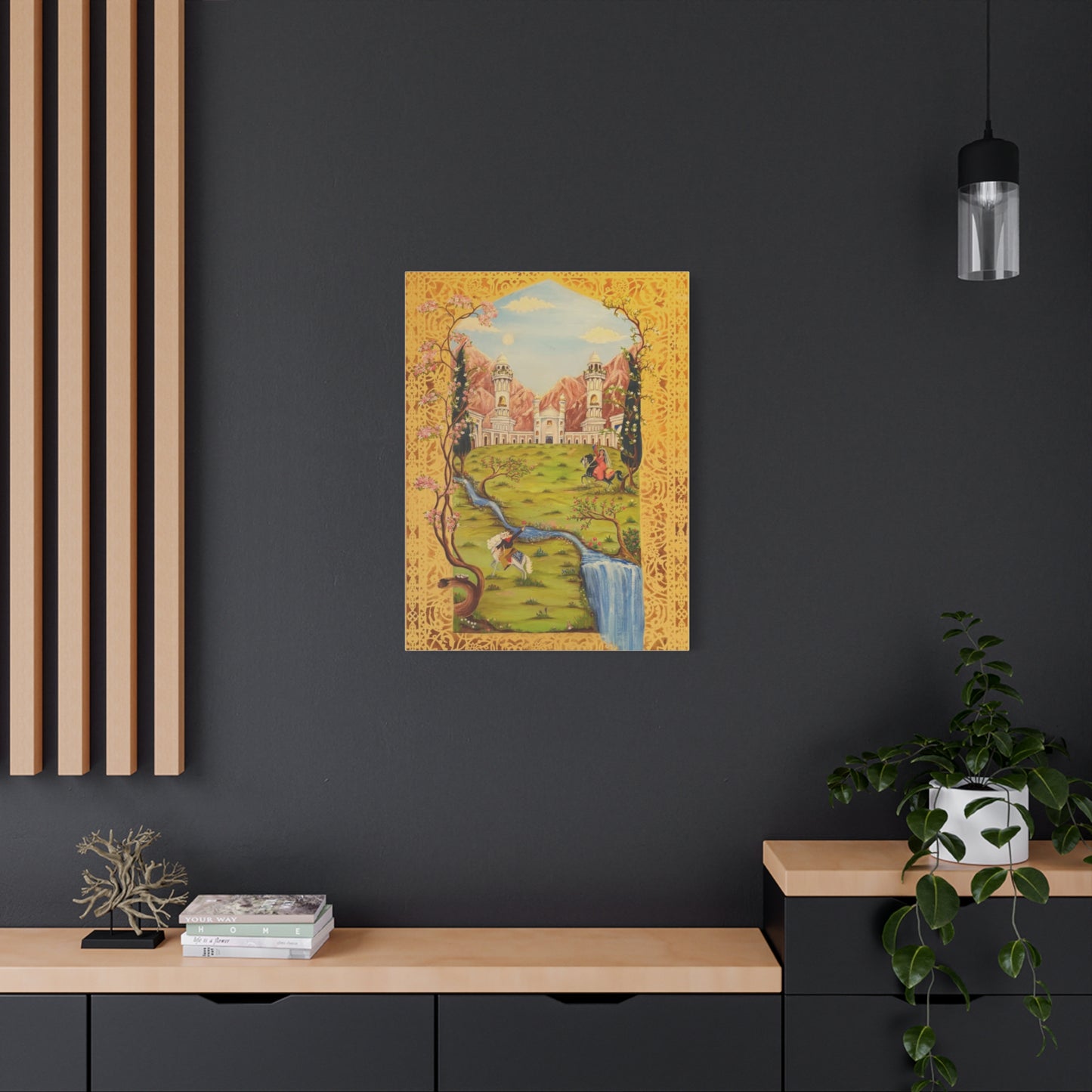 Original Princess meets Cowboy Painting