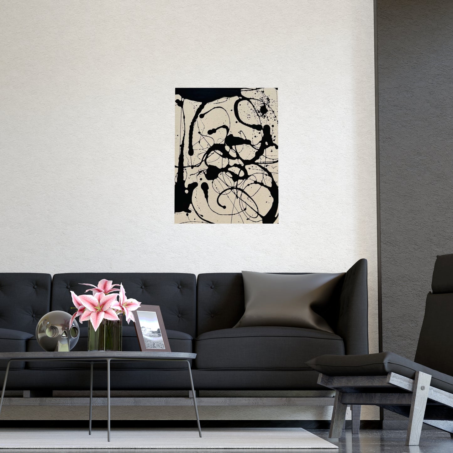 Abstract Ink Splash Matte Poster — (Vertical/Horizontal)