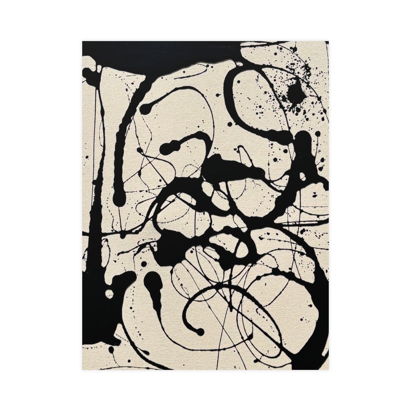 Abstract Ink Splash Matte Poster — (Vertical/Horizontal)