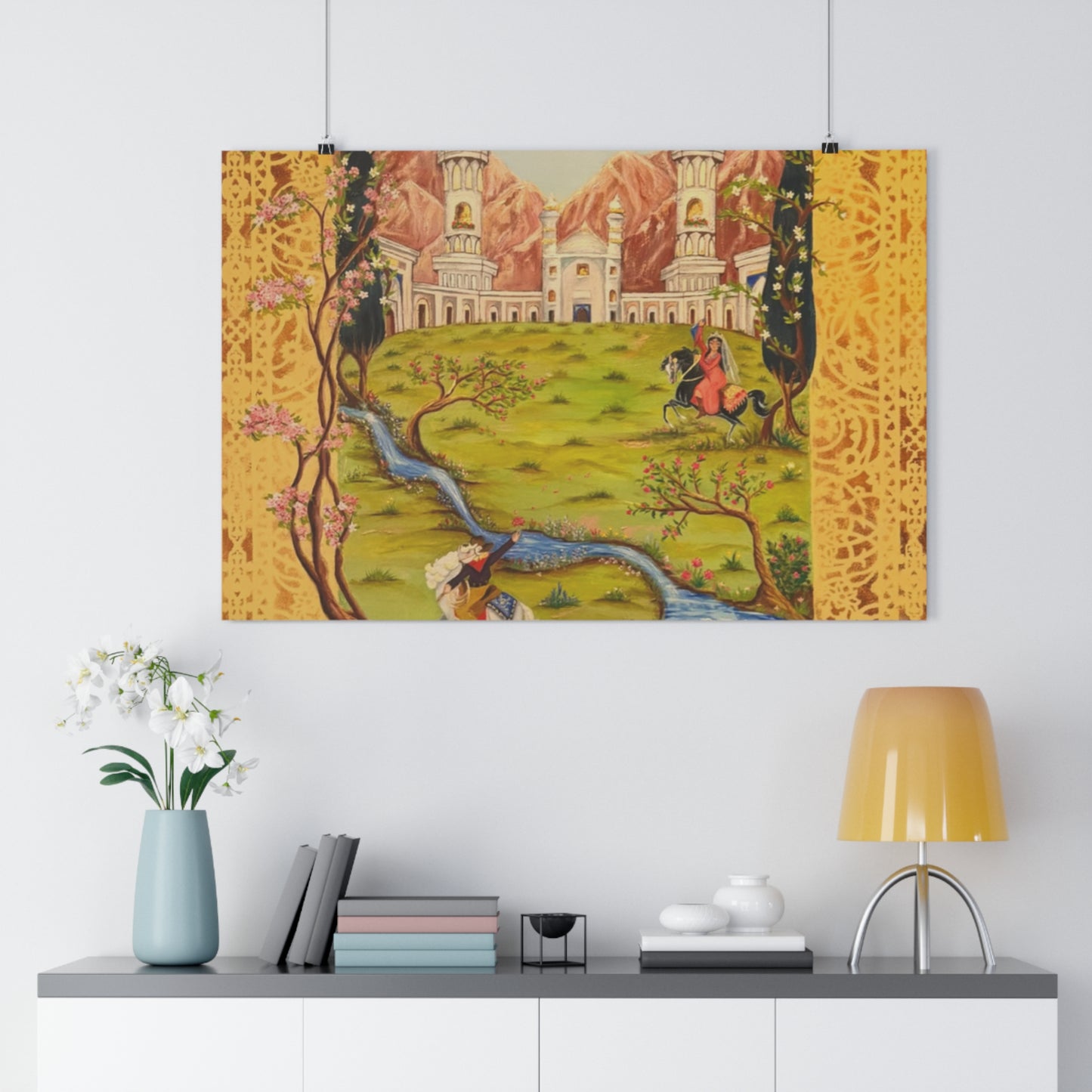 Princess meets Cowboy Fairytail Giclée Art Print