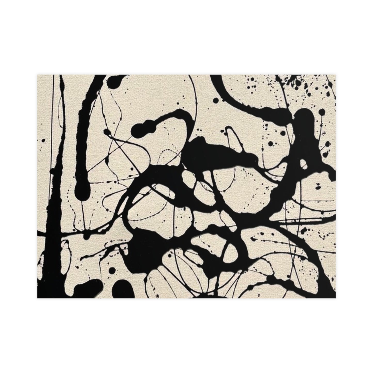 Abstract Ink Splash Matte Poster — (Vertical/Horizontal)