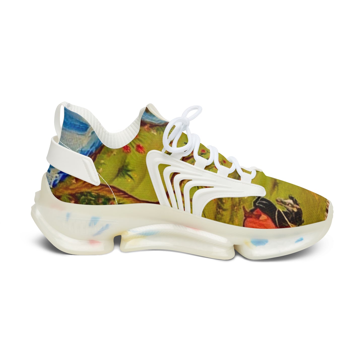 Persian Garden Women's Mesh Sneakers — Lightweight Breathable Athletic Shoes