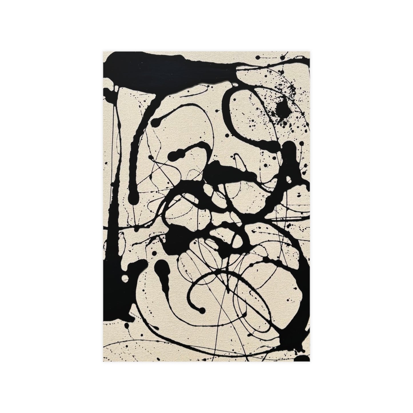 Abstract Ink Splash Matte Poster — (Vertical/Horizontal)