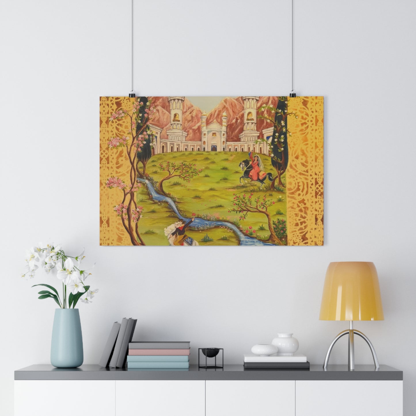 Princess meets Cowboy Fairytail Giclée Art Print