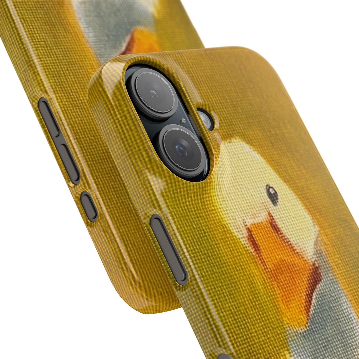Cute Duck Illustration Slim Phone Case — Whimsical Farm Animal iPhone Cover
