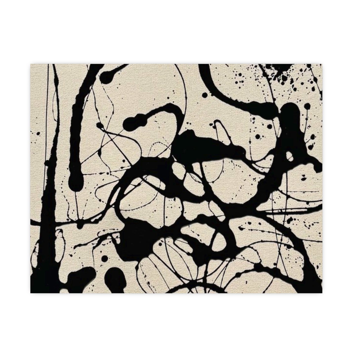 Abstract Ink Splash Matte Poster — (Vertical/Horizontal)