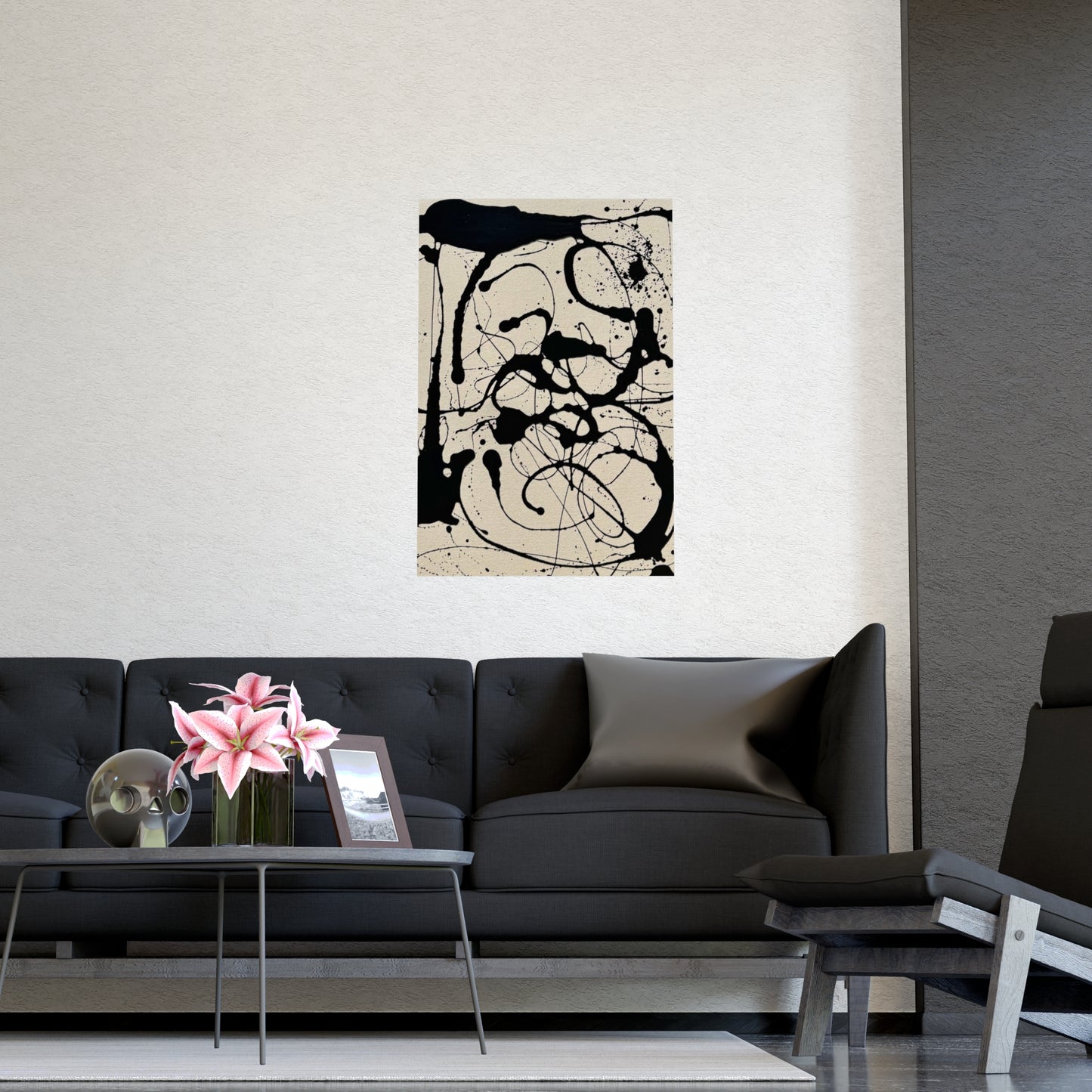 Abstract Ink Splash Matte Poster — (Vertical/Horizontal)