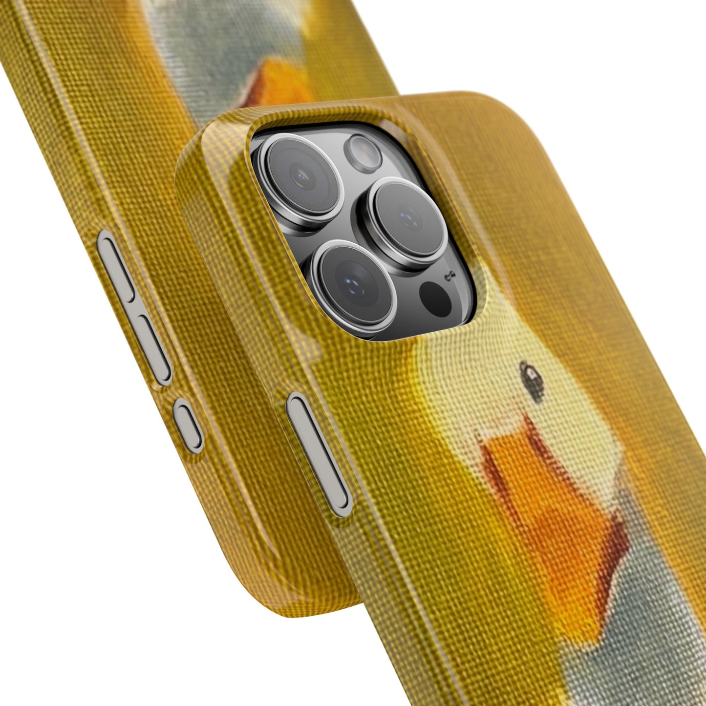 Cute Duck Illustration Slim Phone Case — Whimsical Farm Animal iPhone Cover
