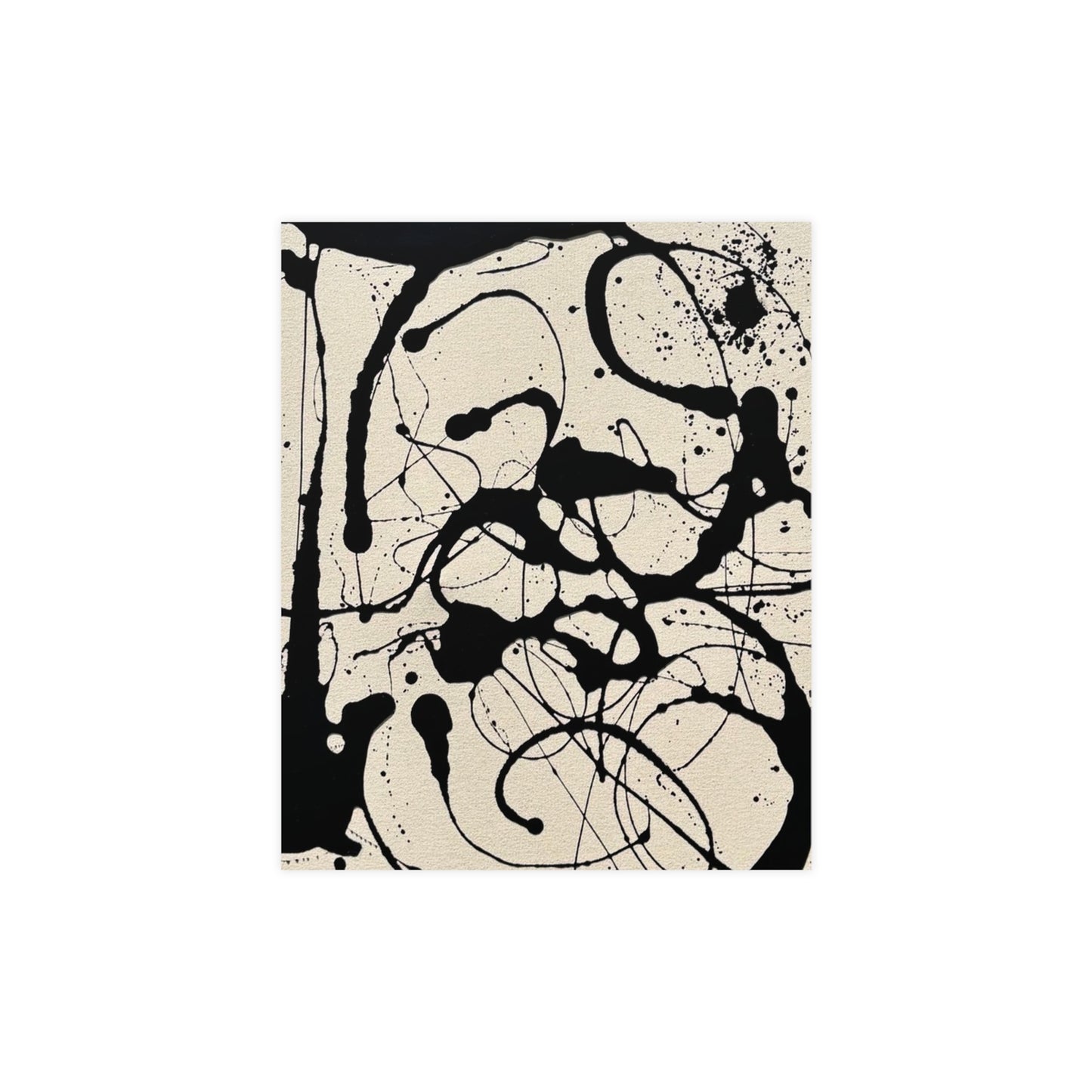 Abstract Ink Splash Matte Poster — (Vertical/Horizontal)