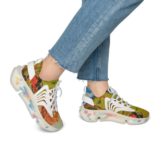 Persian Garden Women's Mesh Sneakers — Lightweight Breathable Athletic Shoes