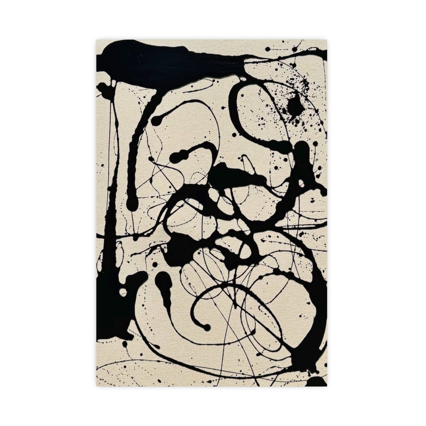 Abstract Ink Splash Matte Poster — (Vertical/Horizontal)